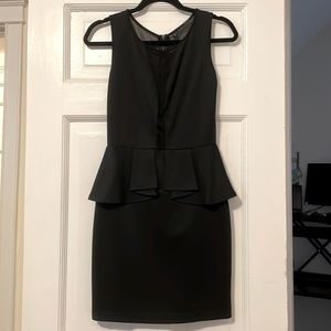 SEXY black dress with mesh back
